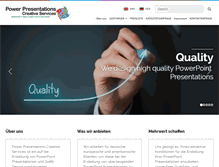 Tablet Screenshot of power-praesentation-24.de